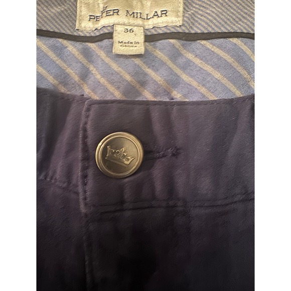 Peter‎ Millar Mens Size 36 Navy Blue Pants Casual Dress Chinos |E1 - Picture 7 of 7